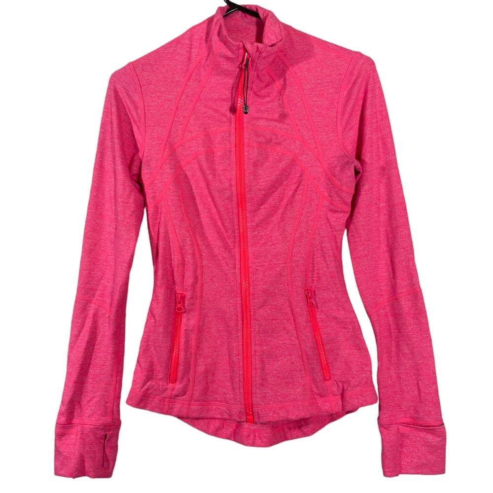 ‼️SOLD‼️ Lululemon Brushed Heather Pink Define Full Zip Jacket